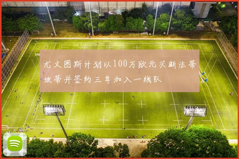尤文图斯计划以100万欧元买断法蒂坎蒂并签约三年加入一线队